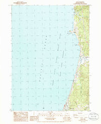 Ophir Oregon Historical topographic map, 1:24000 scale, 7.5 X 7.5 Minute, Year 1986
