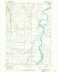 Owyhee Oregon Historical topographic map, 1:24000 scale, 7.5 X 7.5 Minute, Year 1967
