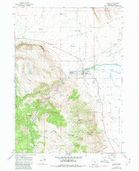 Paisley Oregon Historical topographic map, 1:24000 scale, 7.5 X 7.5 Minute, Year 1966