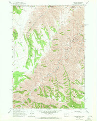 Paradise Oregon Historical topographic map, 1:24000 scale, 7.5 X 7.5 Minute, Year 1967
