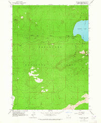 Paulina Peak Oregon Historical topographic map, 1:24000 scale, 7.5 X 7.5 Minute, Year 1963