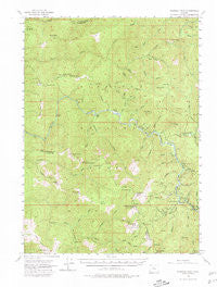 Pearsoll Peak Oregon Historical topographic map, 1:62500 scale, 15 X 15 Minute, Year 1954