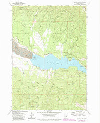Phillips Lake Oregon Historical topographic map, 1:24000 scale, 7.5 X 7.5 Minute, Year 1972