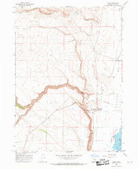 Plush Oregon Historical topographic map, 1:24000 scale, 7.5 X 7.5 Minute, Year 1967