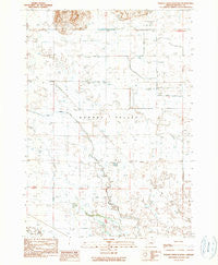Poison Creek Slough Oregon Historical topographic map, 1:24000 scale, 7.5 X 7.5 Minute, Year 1990