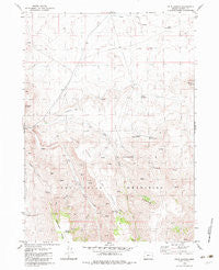 Pole Canyon Oregon Historical topographic map, 1:24000 scale, 7.5 X 7.5 Minute, Year 1982