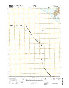 Port Orford OE W Oregon Current topographic map, 1:24000 scale, 7.5 X 7.5 Minute, Year 2014