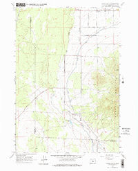 Powell Butte Oregon Historical topographic map, 1:24000 scale, 7.5 X 7.5 Minute, Year 1962