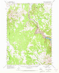 Powell Buttes Oregon Historical topographic map, 1:62500 scale, 15 X 15 Minute, Year 1962