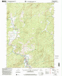 Powers Oregon Historical topographic map, 1:24000 scale, 7.5 X 7.5 Minute, Year 1998