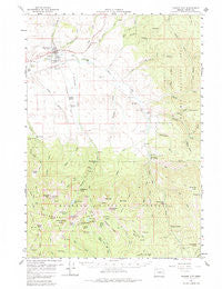 Prairie City Oregon Historical topographic map, 1:62500 scale, 15 X 15 Minute, Year 1959