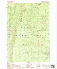 Prairie Farm Spring Oregon Historical topographic map, 1:24000 scale, 7.5 X 7.5 Minute, Year 1988
