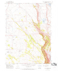 Priday Reservoir Oregon Historical topographic map, 1:24000 scale, 7.5 X 7.5 Minute, Year 1967