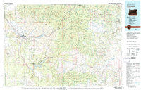 Prineville Oregon Historical topographic map, 1:100000 scale, 30 X 60 Minute, Year 1981