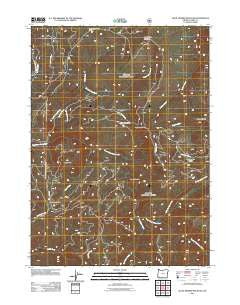 Quail Prairie Mountain Oregon Historical topographic map, 1:24000 scale, 7.5 X 7.5 Minute, Year 2011