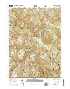 Quartz Valley Oregon Current topographic map, 1:24000 scale, 7.5 X 7.5 Minute, Year 2014