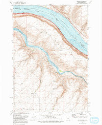 Quinton Oregon Historical topographic map, 1:24000 scale, 7.5 X 7.5 Minute, Year 1971