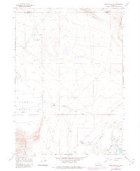 Rabbit Hills NE Oregon Historical topographic map, 1:24000 scale, 7.5 X 7.5 Minute, Year 1966