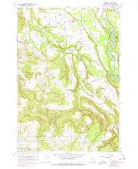 Redland Oregon Historical topographic map, 1:24000 scale, 7.5 X 7.5 Minute, Year 1961