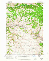 Ritter Oregon Historical topographic map, 1:62500 scale, 15 X 15 Minute, Year 1950