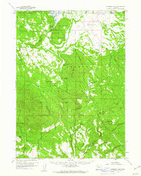 Riverbed Butte Oregon Historical topographic map, 1:62500 scale, 15 X 15 Minute, Year 1960