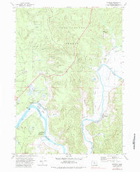 Riverton Oregon Historical topographic map, 1:24000 scale, 7.5 X 7.5 Minute, Year 1971