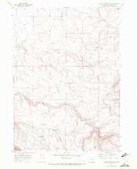 Roaring Springs SE Oregon Historical topographic map, 1:24000 scale, 7.5 X 7.5 Minute, Year 1968