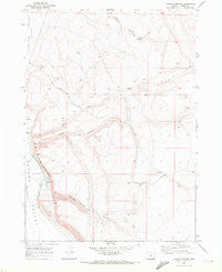 Roaring Springs Oregon Historical topographic map, 1:24000 scale, 7.5 X 7.5 Minute, Year 1967