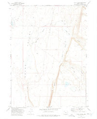Rocky Canyon Oregon Historical topographic map, 1:24000 scale, 7.5 X 7.5 Minute, Year 1971