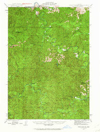 Roman Nose Mtn Oregon Historical topographic map, 1:62500 scale, 15 X 15 Minute, Year 1942