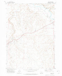Rome Oregon Historical topographic map, 1:24000 scale, 7.5 X 7.5 Minute, Year 1972