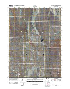 Rome State Airport Oregon Historical topographic map, 1:24000 scale, 7.5 X 7.5 Minute, Year 2011