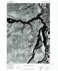 Round Butte Dam Oregon Historical topographic map, 1:24000 scale, 7.5 X 7.5 Minute, Year 1976