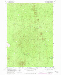 Round Mountain Oregon Historical topographic map, 1:24000 scale, 7.5 X 7.5 Minute, Year 1963