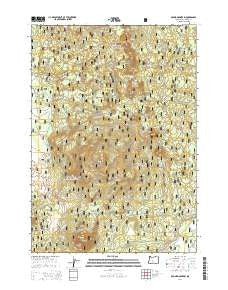 Round Mountain Oregon Current topographic map, 1:24000 scale, 7.5 X 7.5 Minute, Year 2014