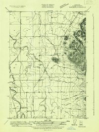 Rowland Oregon Historical topographic map, 1:31680 scale, 7.5 X 7.5 Minute, Year 1909