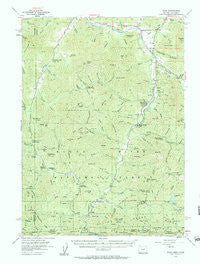 Ruch Oregon Historical topographic map, 1:62500 scale, 15 X 15 Minute, Year 1954