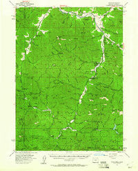 Ruch Oregon Historical topographic map, 1:62500 scale, 15 X 15 Minute, Year 1954