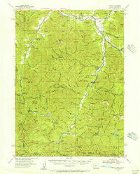 Ruch Oregon Historical topographic map, 1:62500 scale, 15 X 15 Minute, Year 1954