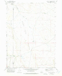 Sage Hen Flats Oregon Historical topographic map, 1:24000 scale, 7.5 X 7.5 Minute, Year 1971