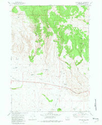 Sage Hen Hill Oregon Historical topographic map, 1:24000 scale, 7.5 X 7.5 Minute, Year 1981