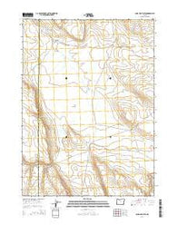 Sage Hen Flats Oregon Current topographic map, 1:24000 scale, 7.5 X 7.5 Minute, Year 2014