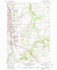 Salem East Oregon Historical topographic map, 1:24000 scale, 7.5 X 7.5 Minute, Year 1969