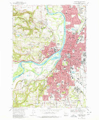 Salem West Oregon Historical topographic map, 1:24000 scale, 7.5 X 7.5 Minute, Year 1969