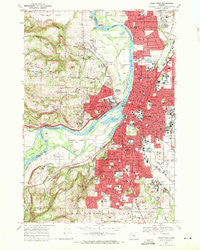 Salem West Oregon Historical topographic map, 1:24000 scale, 7.5 X 7.5 Minute, Year 1969