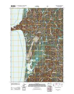 Sand Lake Oregon Historical topographic map, 1:24000 scale, 7.5 X 7.5 Minute, Year 2011