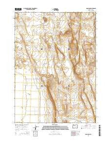 Sand Rock Oregon Current topographic map, 1:24000 scale, 7.5 X 7.5 Minute, Year 2014