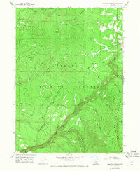Sandhill Crossing Oregon Historical topographic map, 1:24000 scale, 7.5 X 7.5 Minute, Year 1966