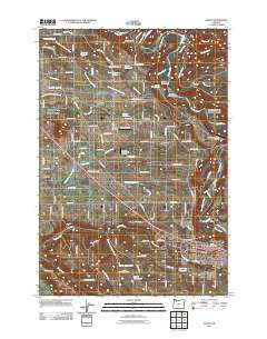 Sandy Oregon Historical topographic map, 1:24000 scale, 7.5 X 7.5 Minute, Year 2011