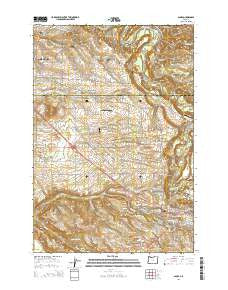 Sandy Oregon Current topographic map, 1:24000 scale, 7.5 X 7.5 Minute, Year 2014